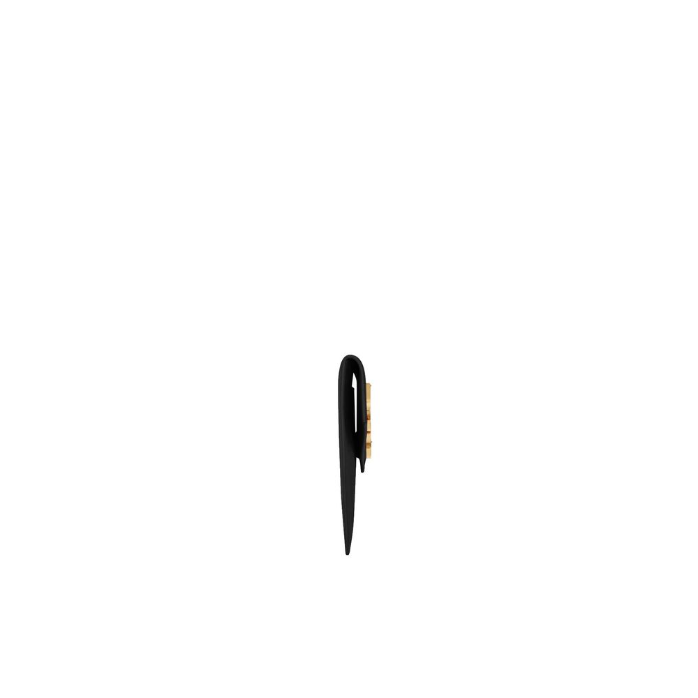 Sort Saint Laurent clutch i læder