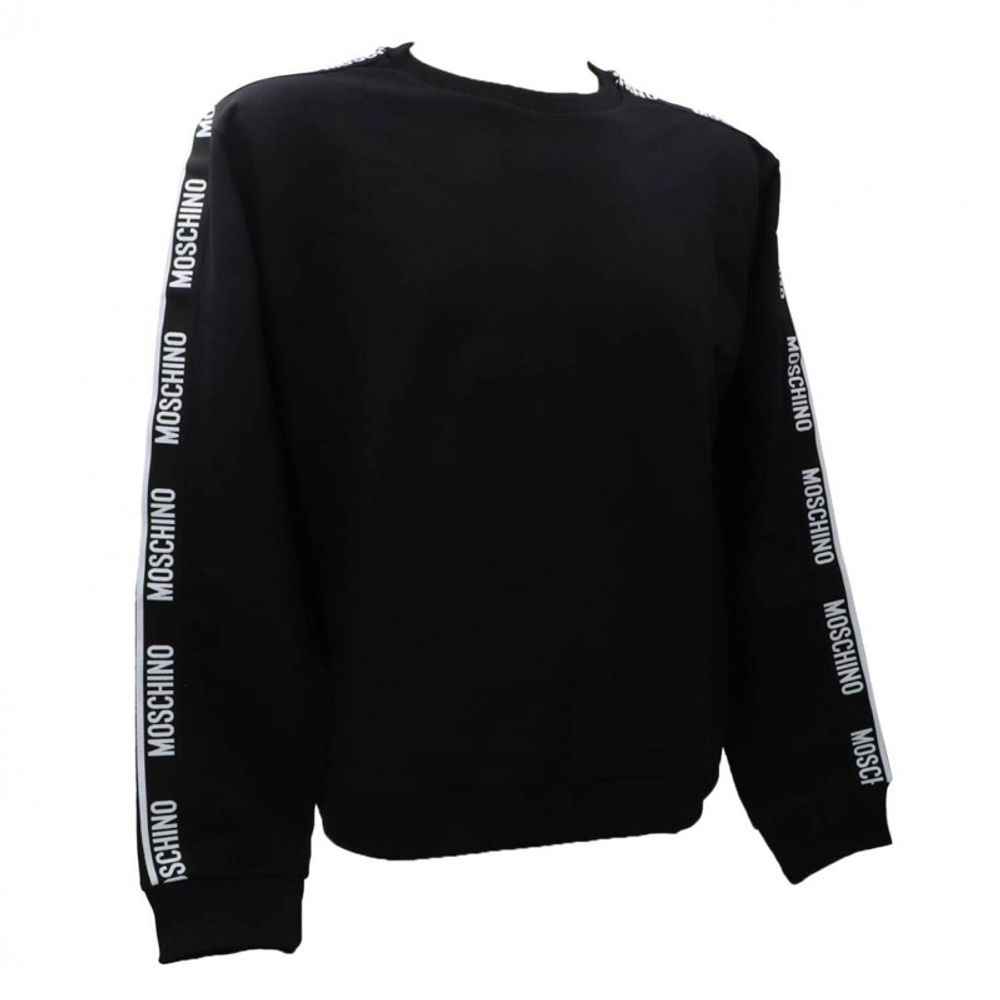 Sort Moschino sweatshirt i bomuld