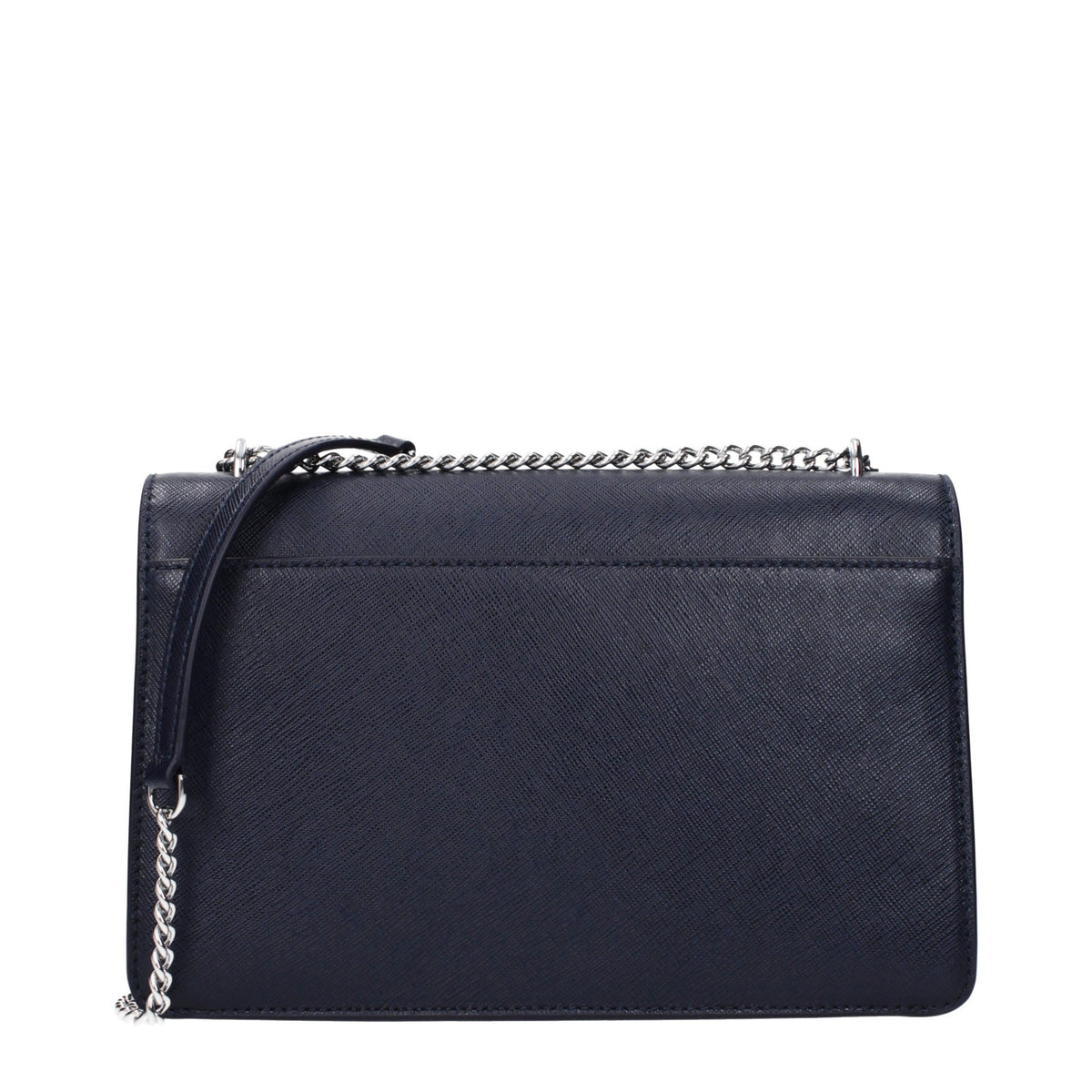 Blå Tory Burch crossbodytaske i læder