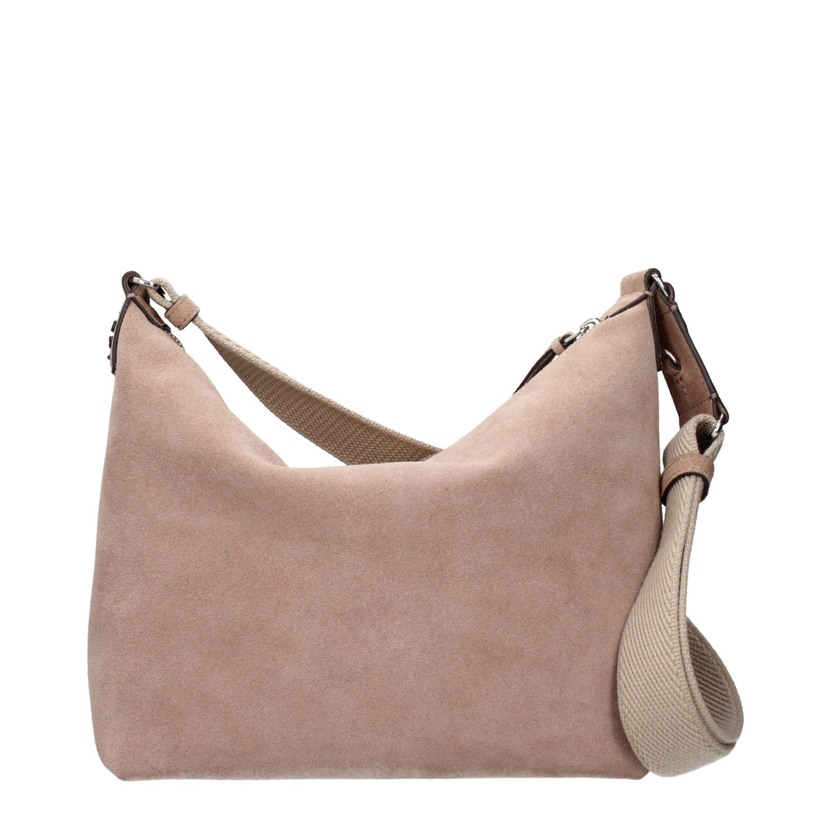 Tory Burch lyserød crossbodytaske i ruskindslæder