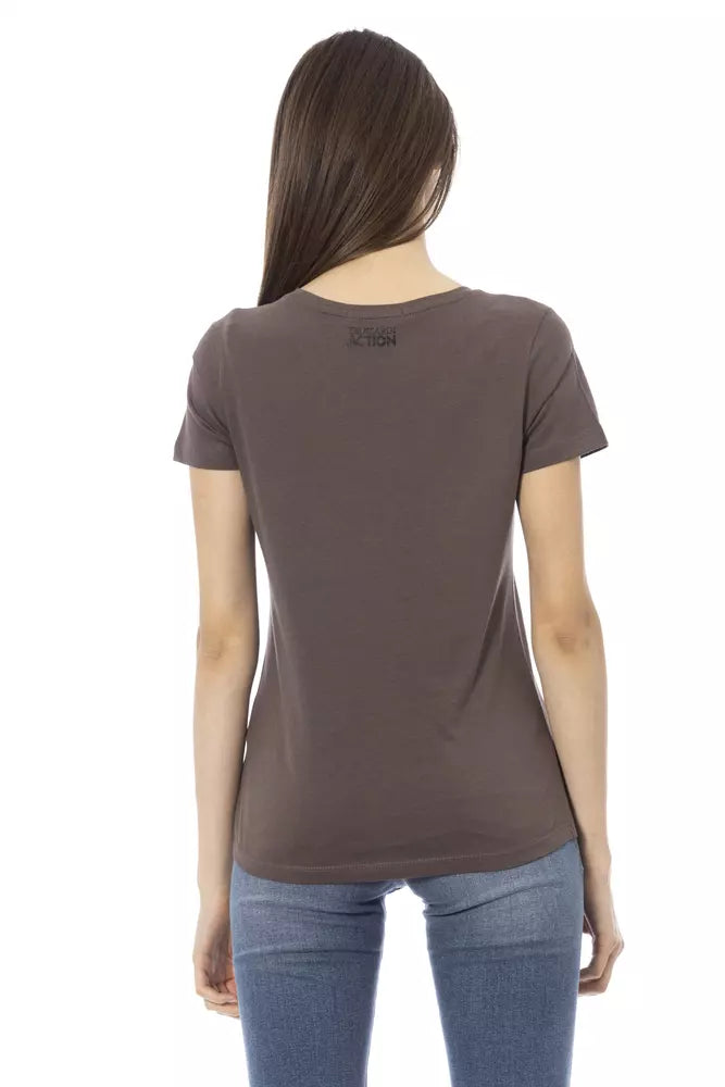 Trussardi Action T-shirt til kvinder – brun