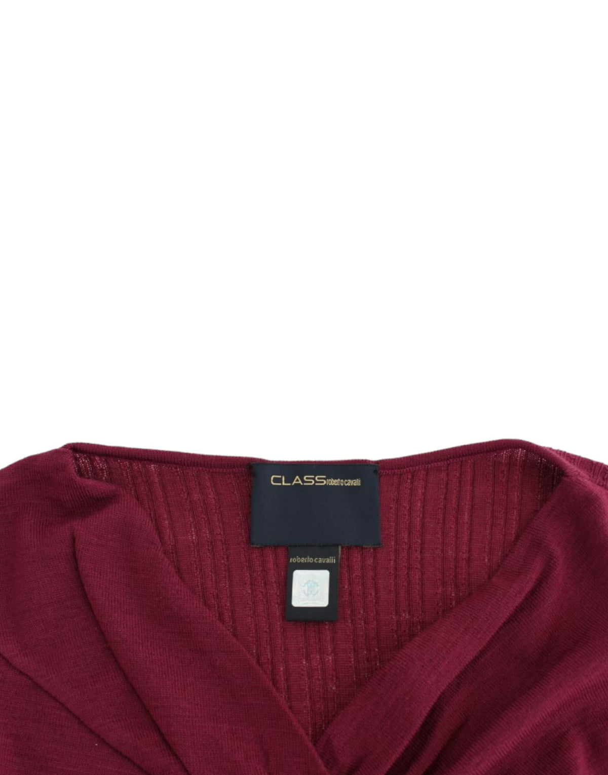 Class Roberto Cavalli lilla striksweater i jomfruuld