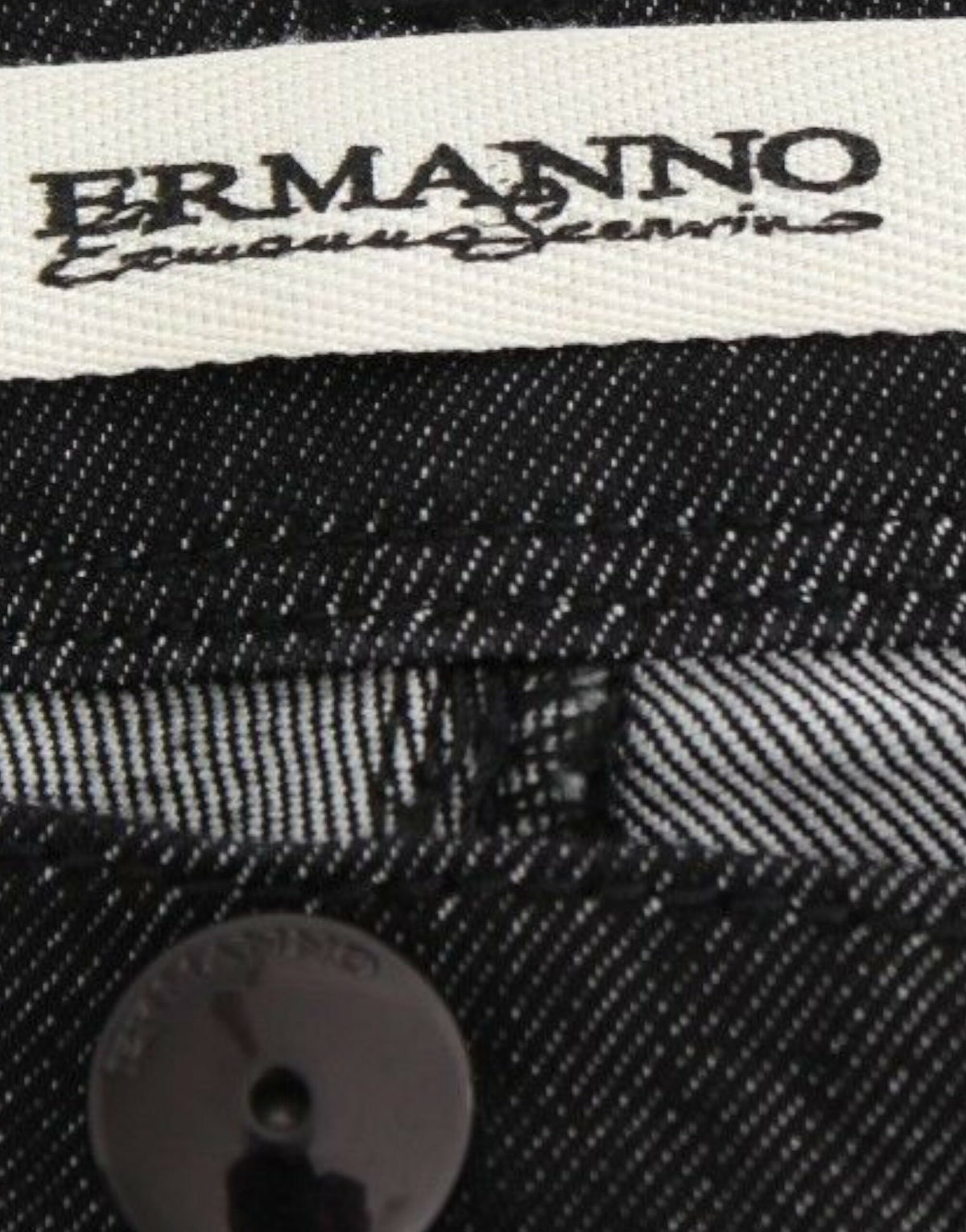 Sorte Ermanno Scervino skinny jeans i bomuld og polyester