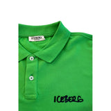 Iceberg Green Cotton Men Polo Shirt