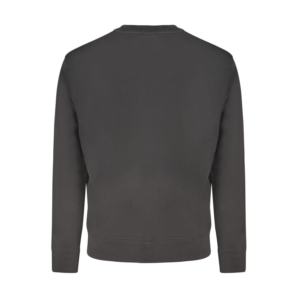 Hugo Boss Black Cotton Men Sweatshirt