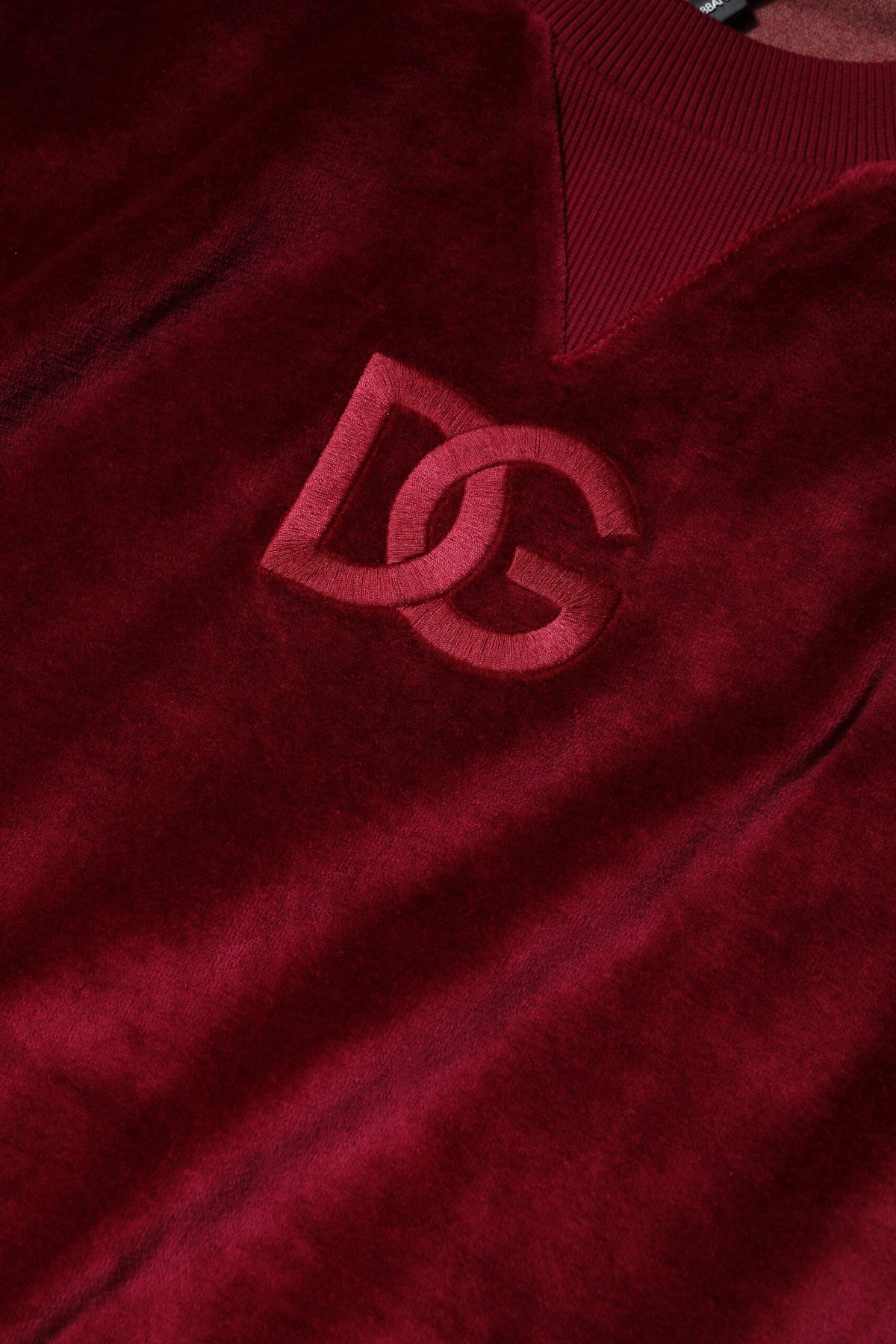 Dolce & Gabbana crewneck-sweater i bomuldsblanding – rød