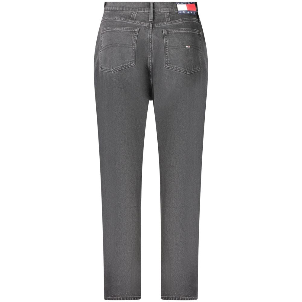 Tommy Hilfiger mom-jeans til kvinder – sort