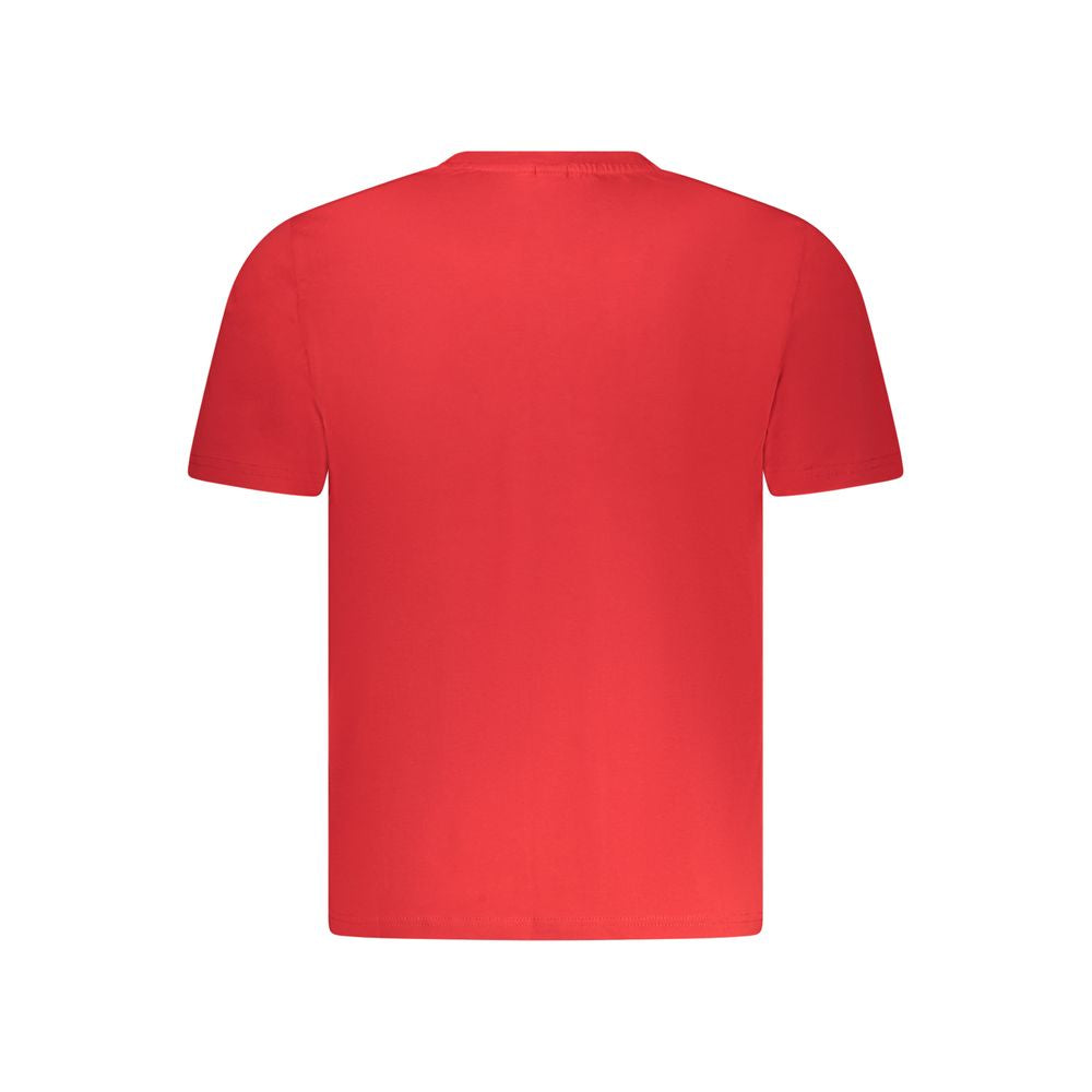 North Sails T-shirt med print og logo – rød