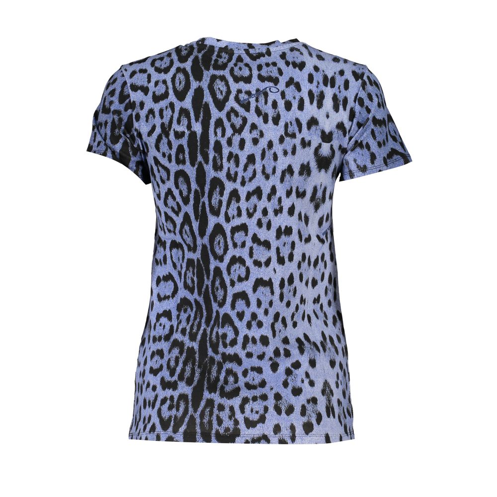 Cavalli Class Light Blue Cotton Women Top