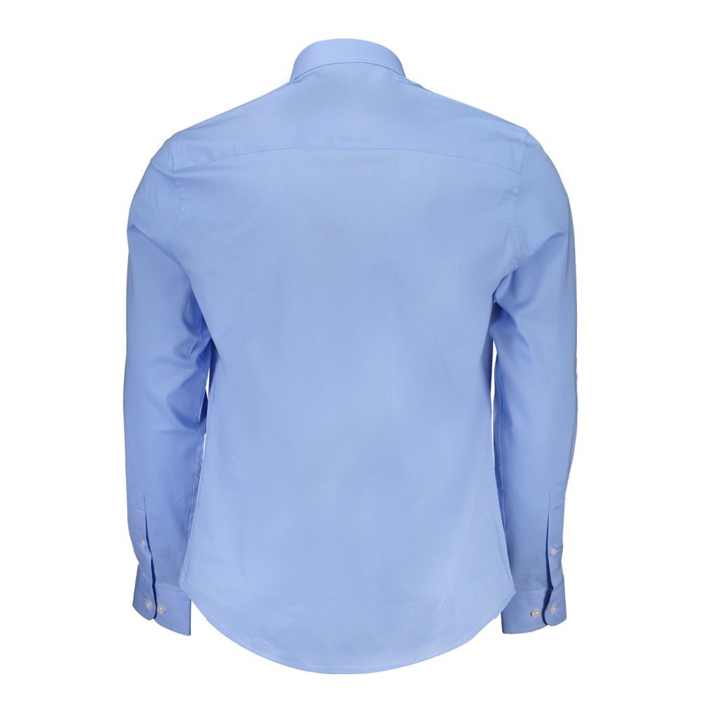 North Sails Light Blue Cotton Men Shirt