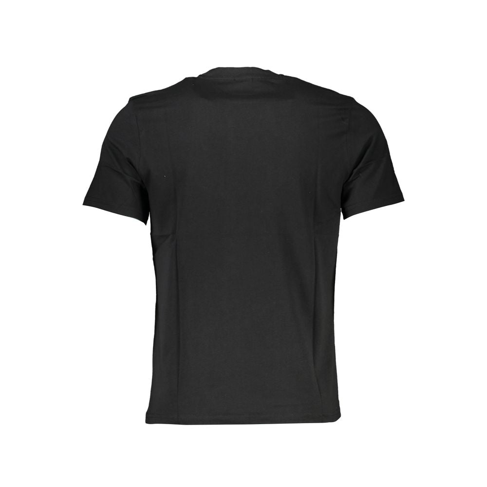 North Sails Black Cotton Men T-Shirt