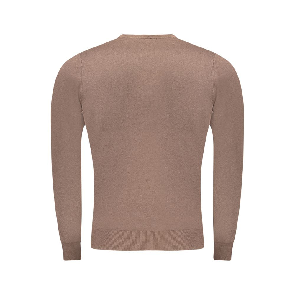 Cavalli Class Marrone Viscose Men's Sweater