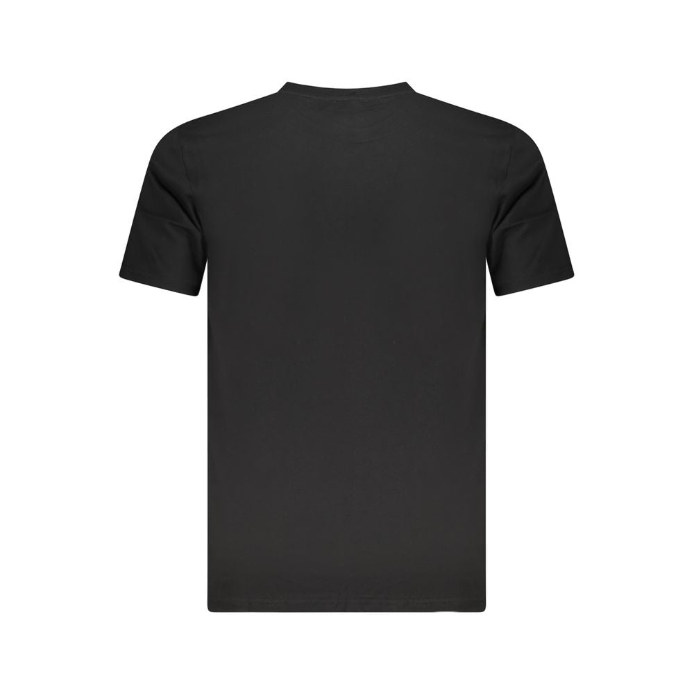 Cavalli Class Black Cotton Men T-Shirt