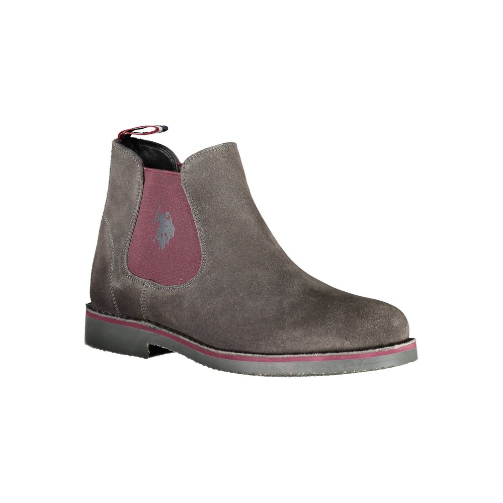 U.S. POLO ASSN. Brown Leather Men Boot