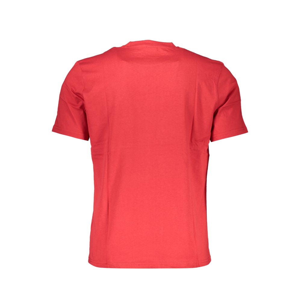 North Sails T-shirt med logoapplikation til mænd – rød