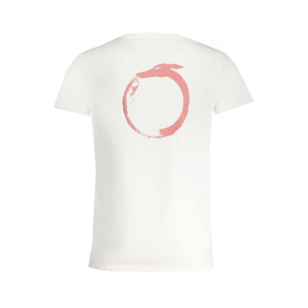 Trussardi White Cotton Men T-Shirt