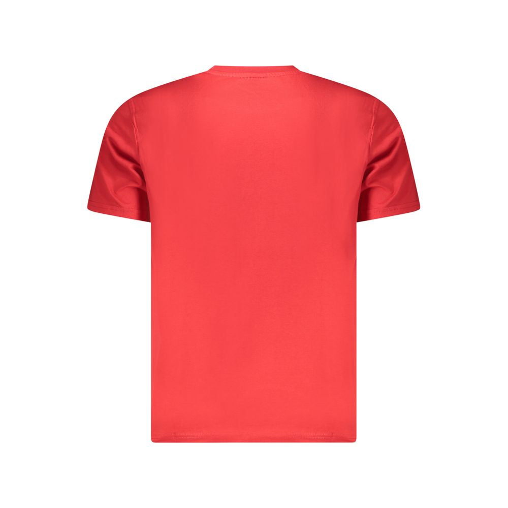 North Sails Red Cotton Men T-Shirt