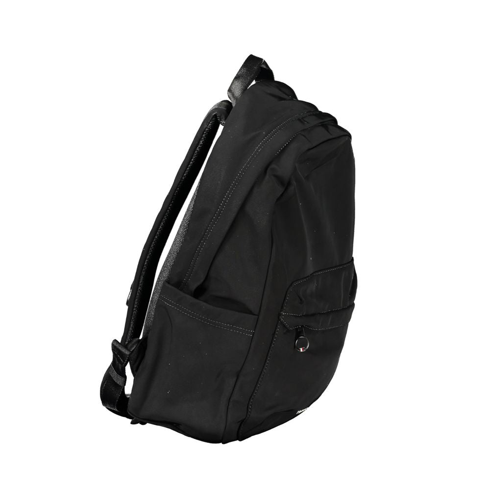 Tommy Hilfiger Black Polyester Laptop Backpack