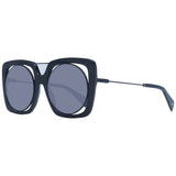 Yohji Yamamoto Black Unisex Sunglasses