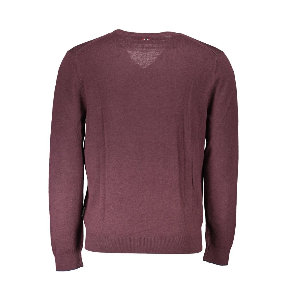 Napapijri Rosso Wool Men Sweater