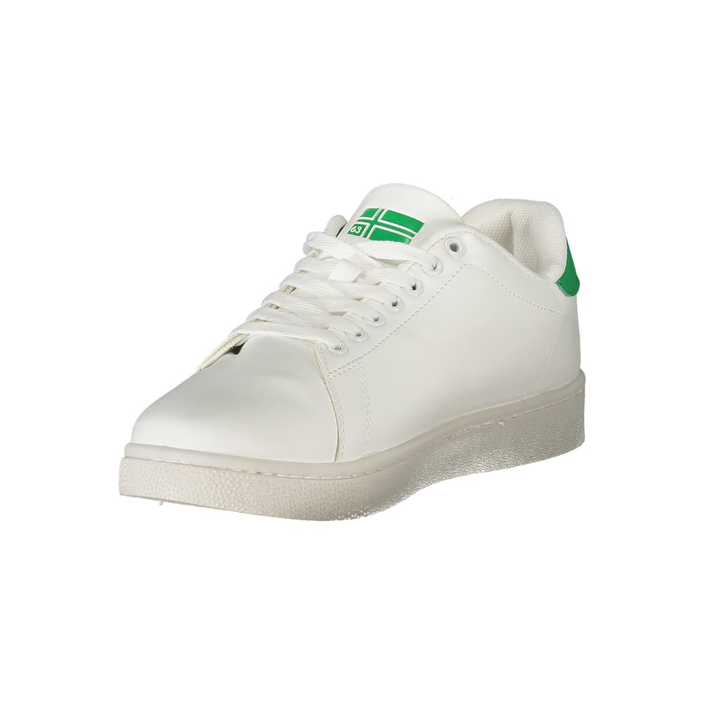 Norway 1963 White Polyester Men Sneakers
