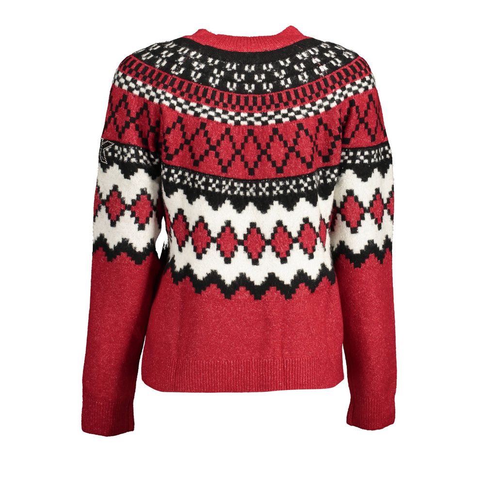 Desigual Red Polyester Women Sweater