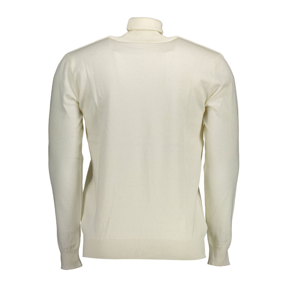 U.S. POLO ASSN. White Cotton Men's Sweater