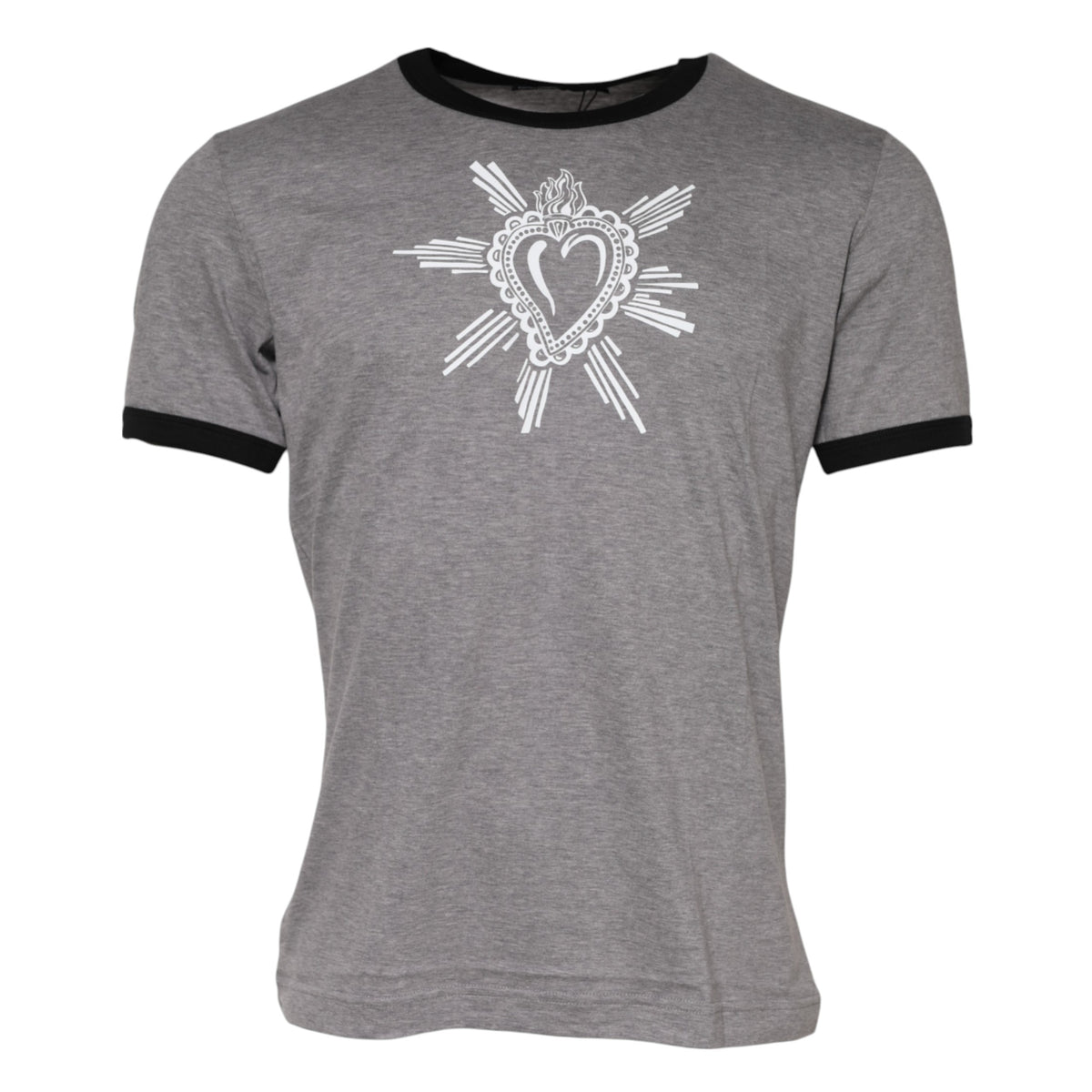 Dolce & Gabbana Sacred Heart T-shirt – grå