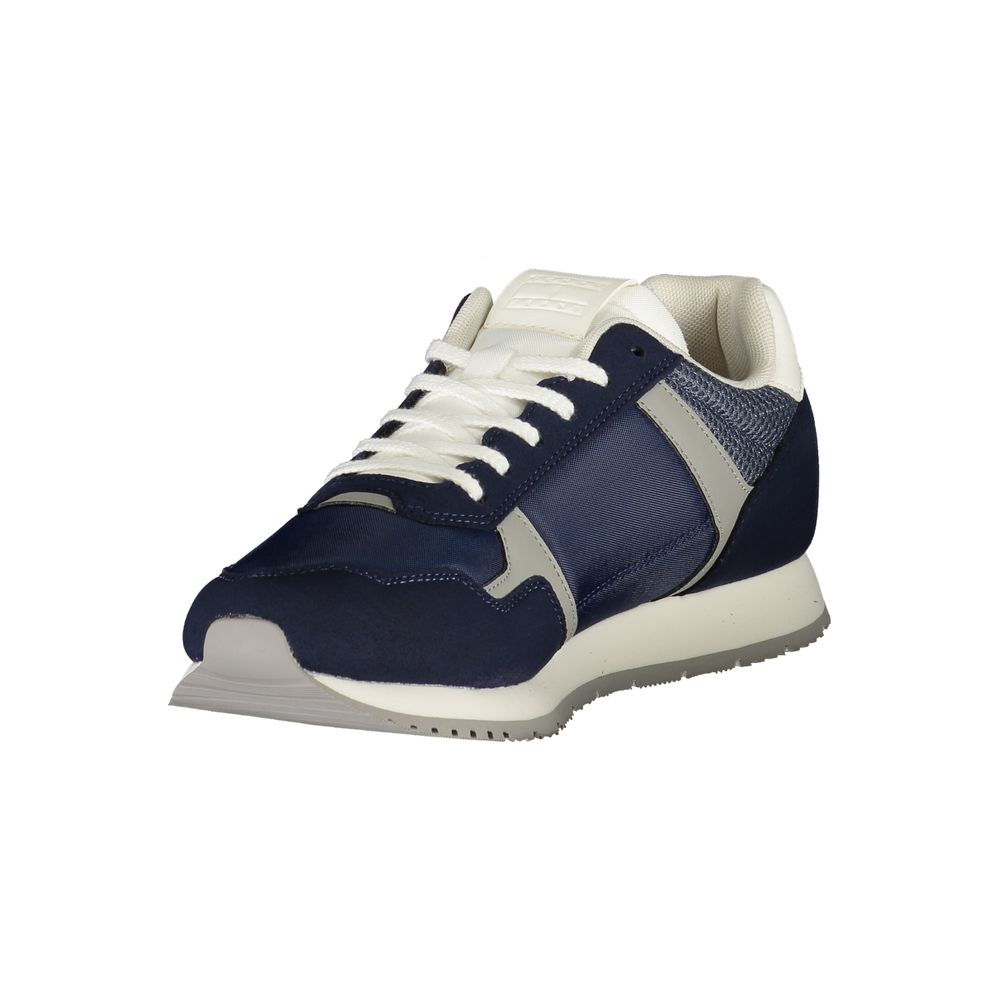 Tommy Hilfiger Blue Polyester Men Sneakers