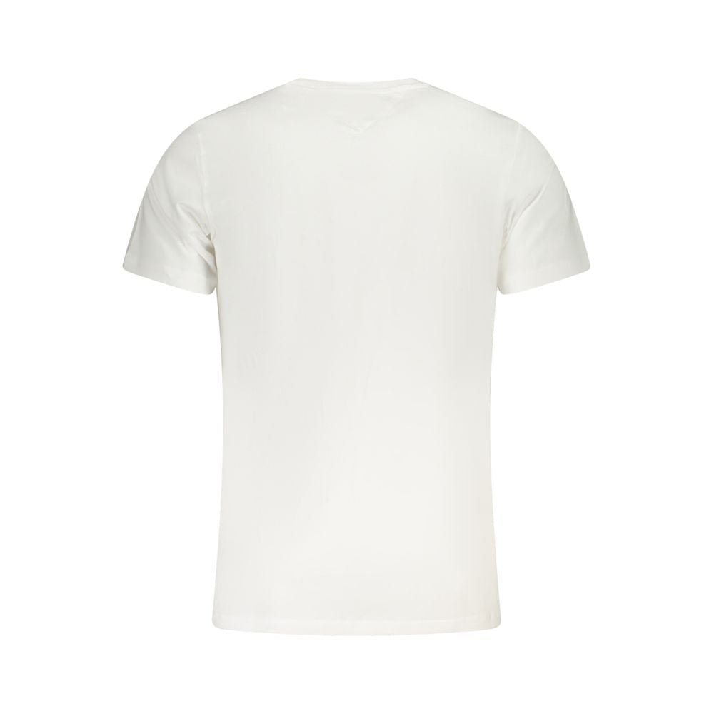 Tommy Hilfiger White Cotton Men's T-Shirt