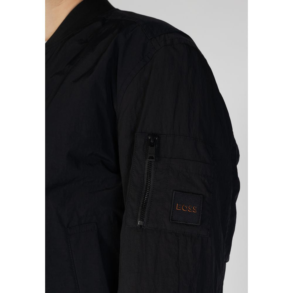 Hugo Boss Black Polyamide Jackets & Coat