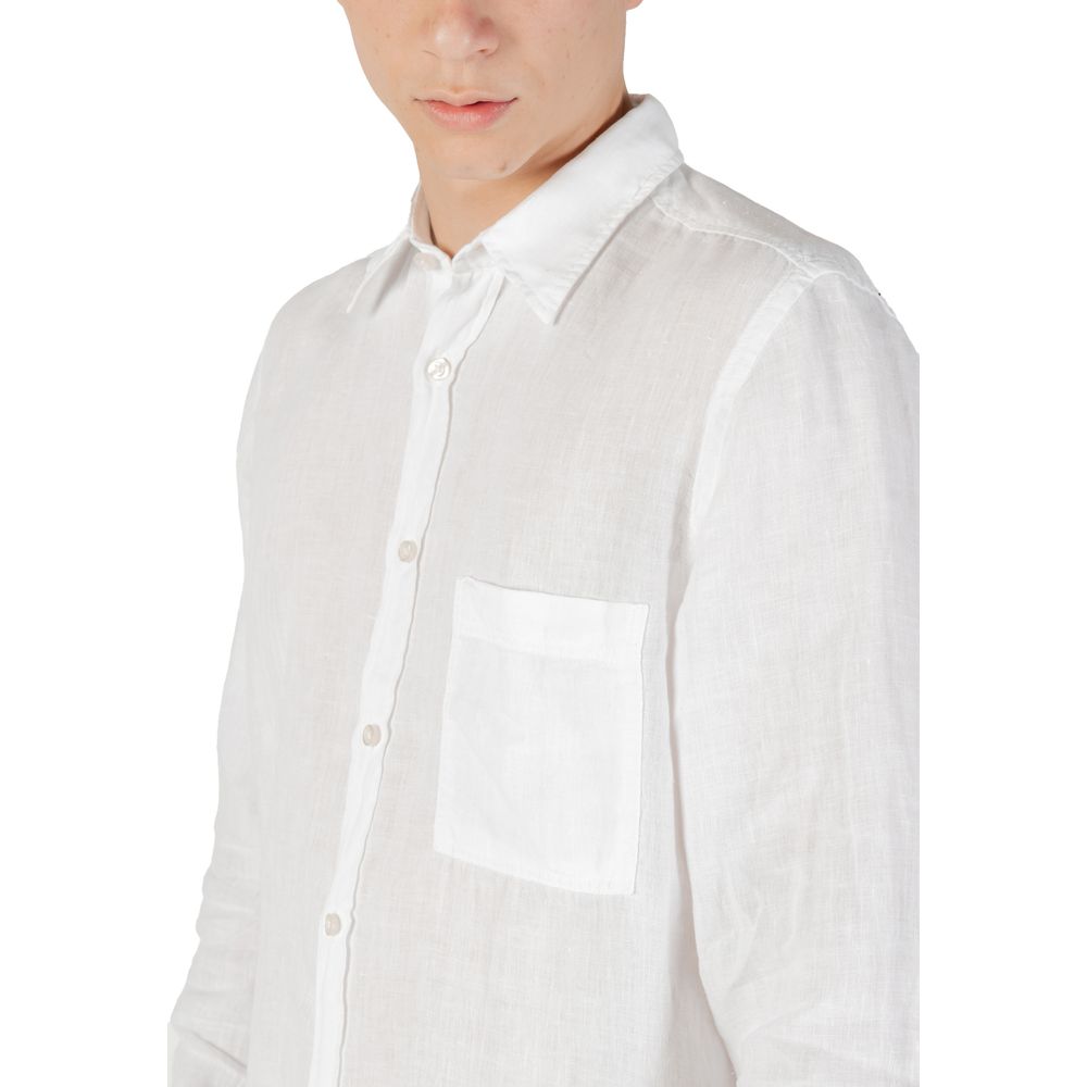 Hugo Boss White Linen Shirt