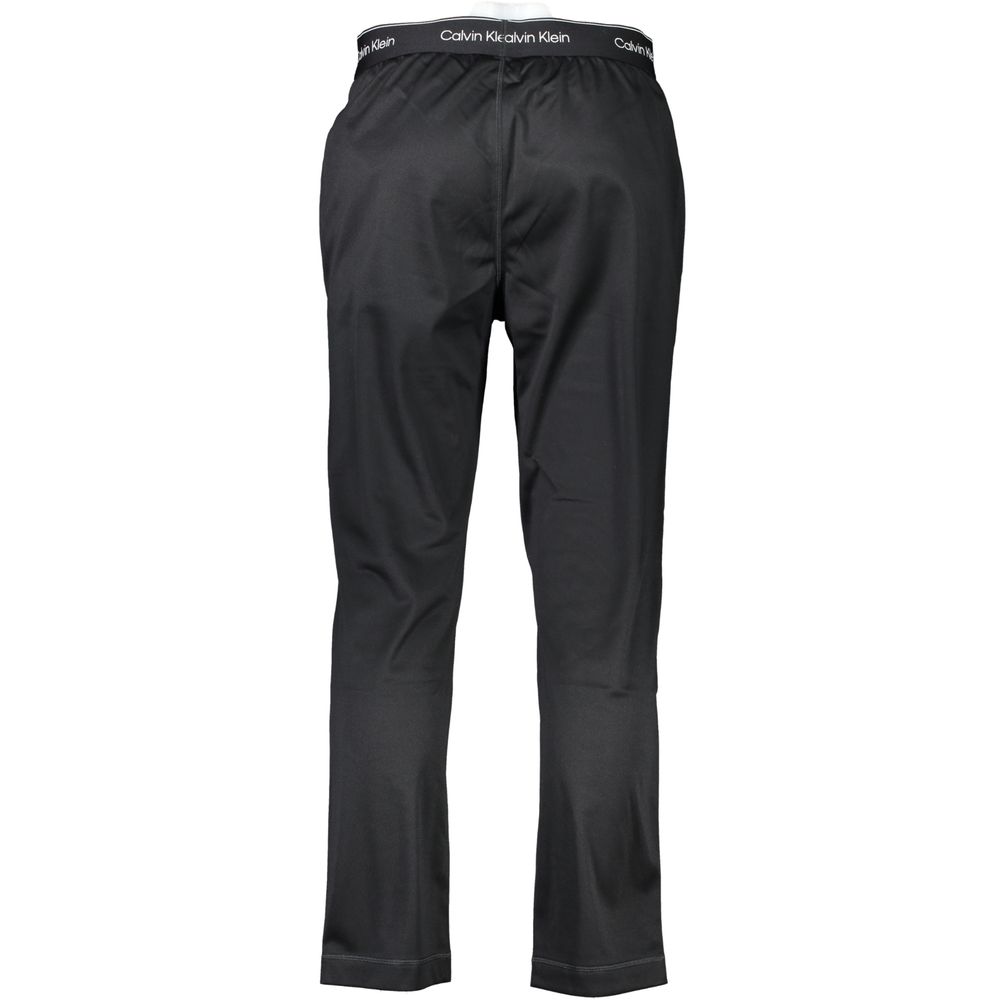 Calvin Klein Black Polyester Men's Track Pant