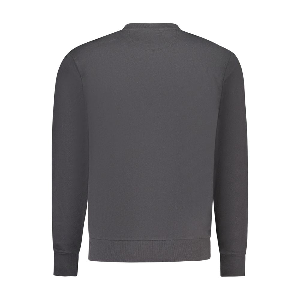 North Sails Black Cotton Men's Sweatshirt