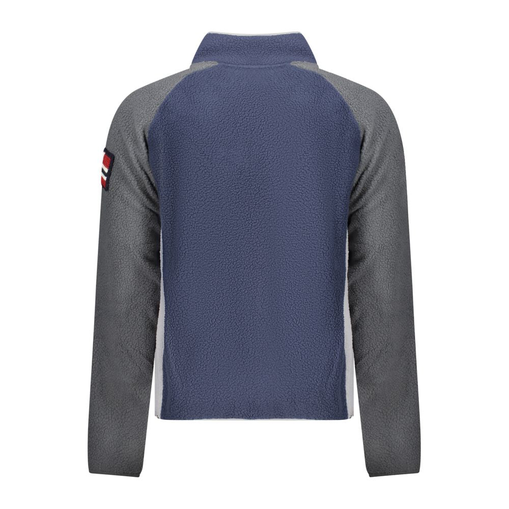 Norway 1963 Blue Polyester Men Sweater
