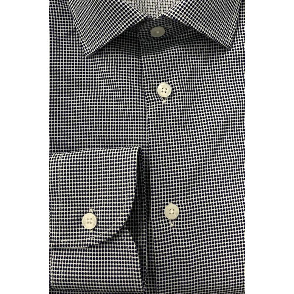 Baldinini Trend slim fit-skjorte til mænd – blå