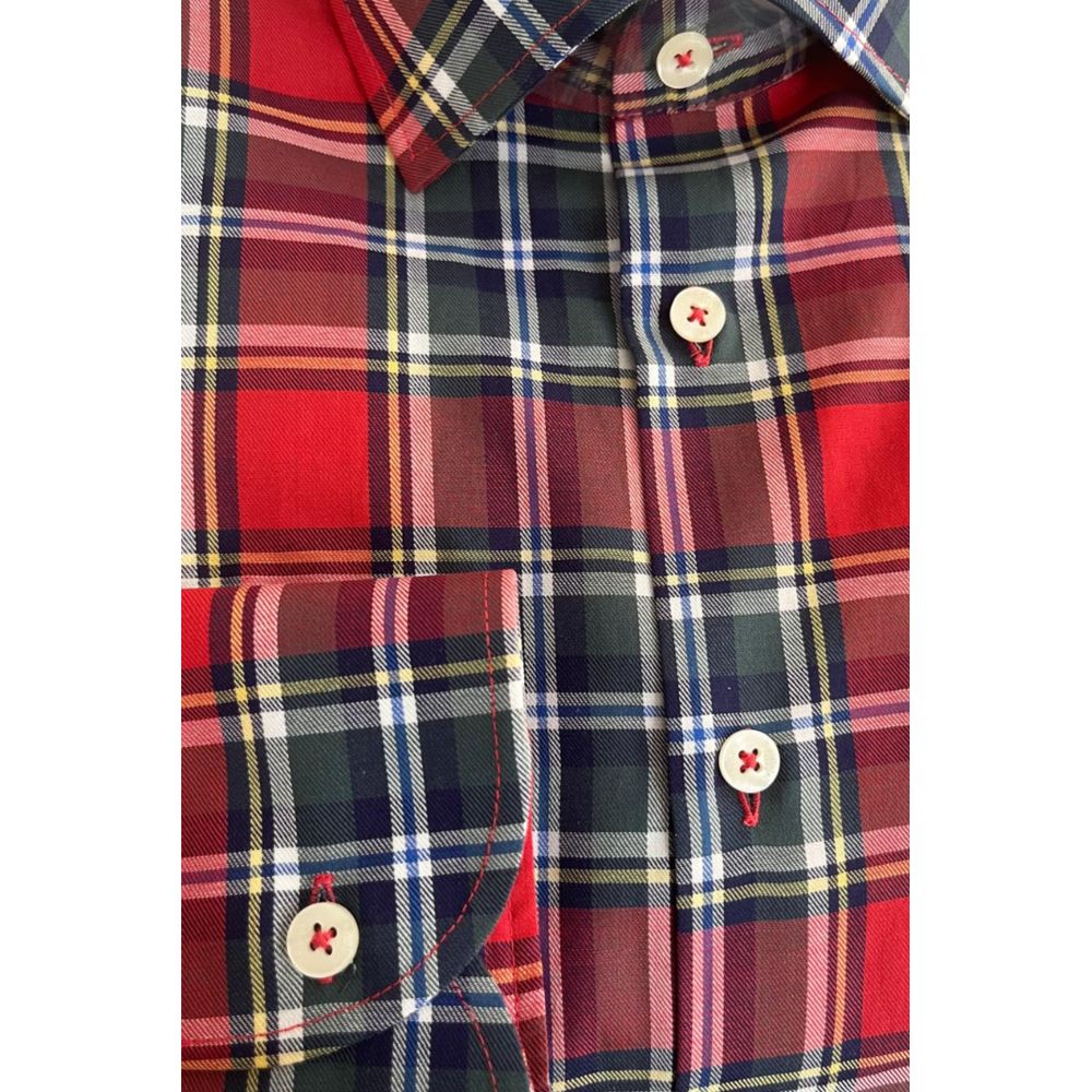 Baldinini Trend Multicolor Cotton Men Shirt