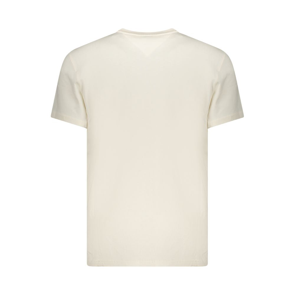 Tommy Hilfiger Bianco Cotton Mens T-Shirt