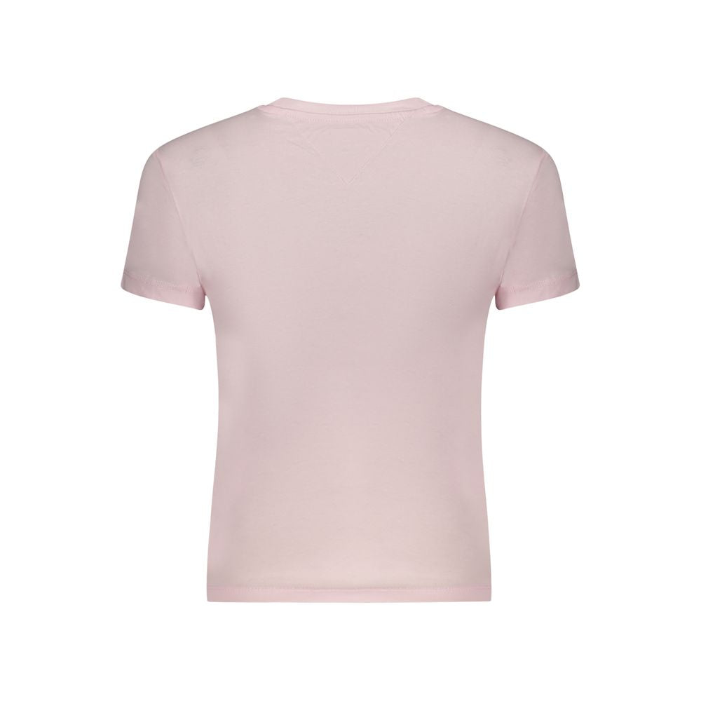 Tommy Hilfiger Rosa Cotton Women T-Shirt
