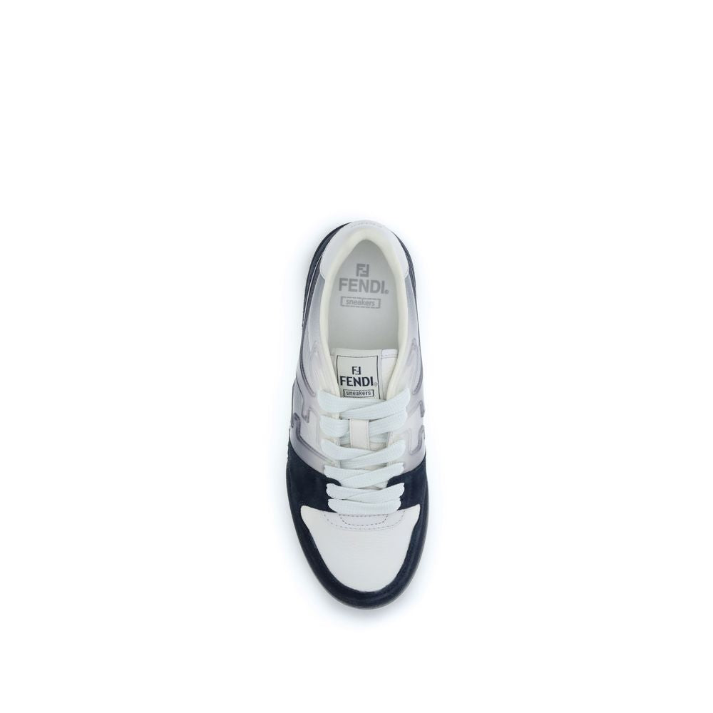 Fendi Multicolor Calf Leather Bos Taurus Low Top Sneakers