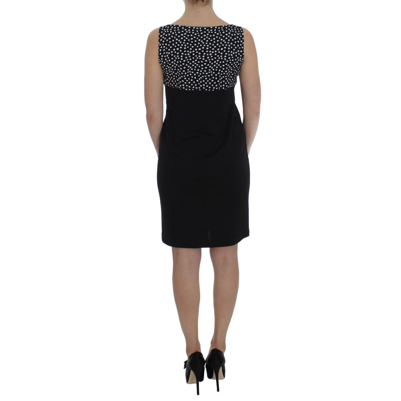 BENCIVENGA Black Stretch Sheath Dress & Sweater Set