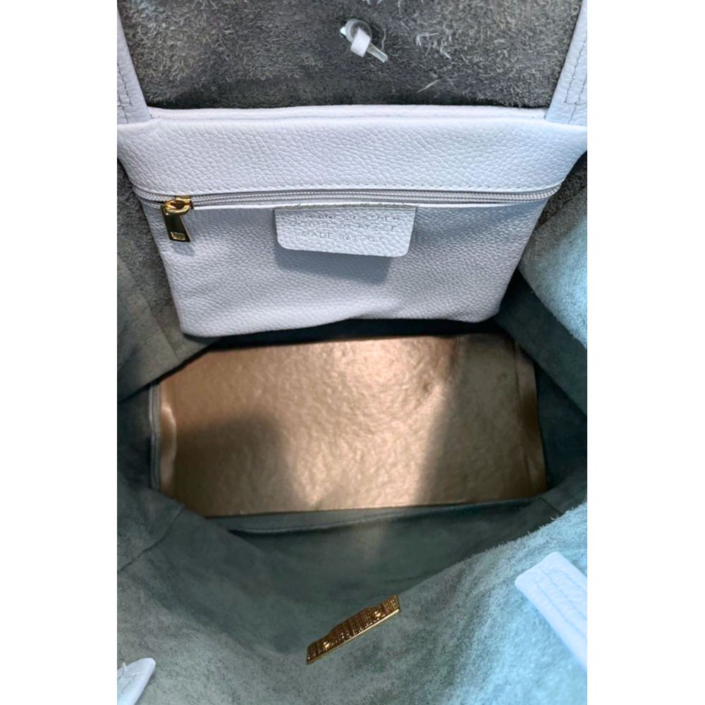 Baldinini Trend Blue Leather Women Bag