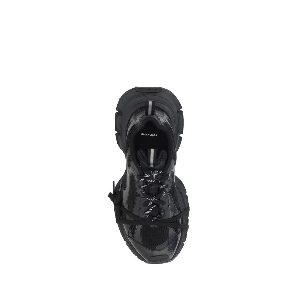 Balenciaga Black Polyethylene Athletic Sneakers