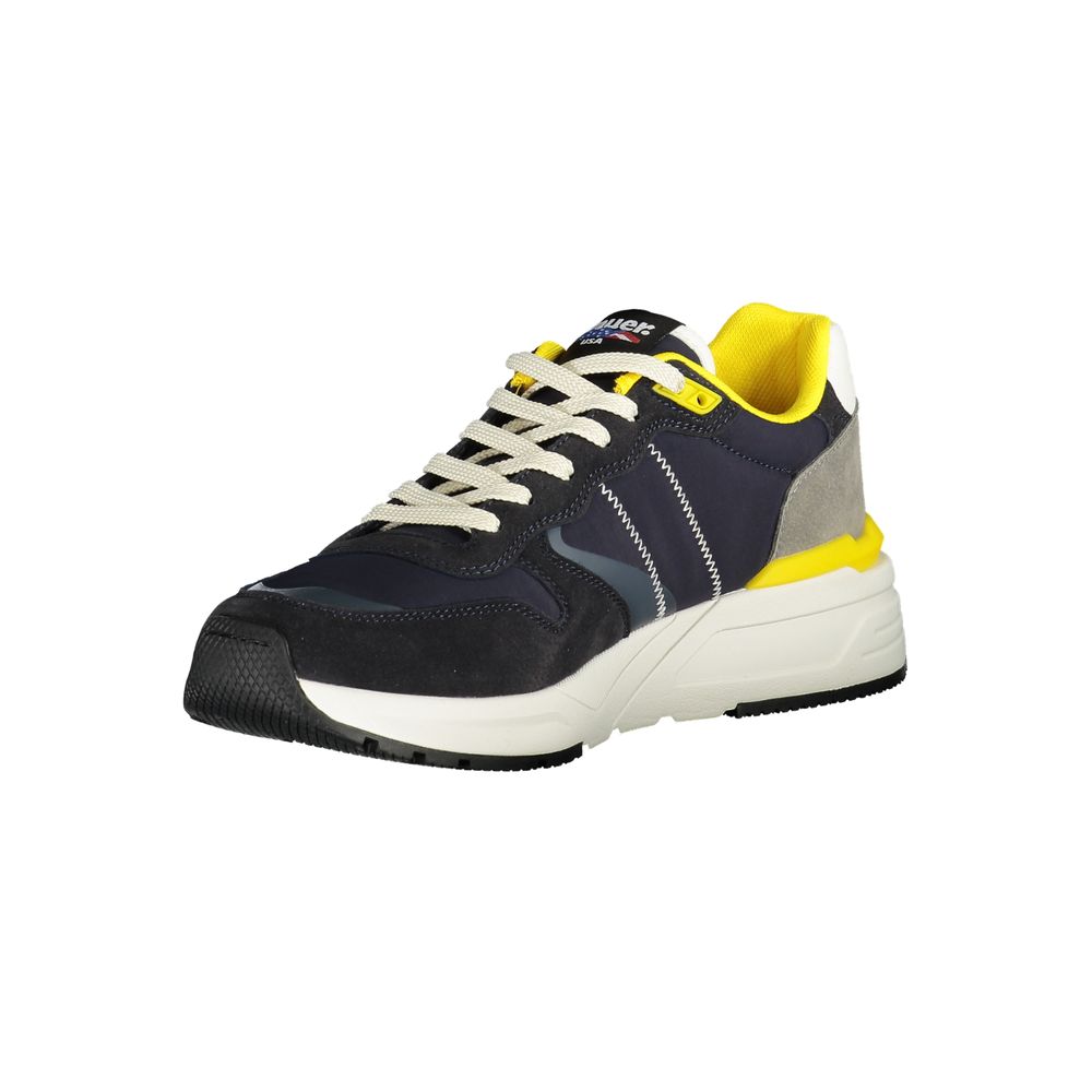 Blauer Blue Polyester Men Sneakers