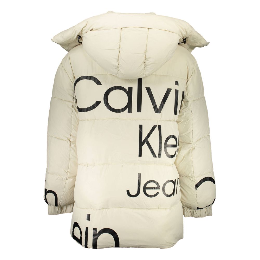 Calvin Klein Beige Polyester Jacket