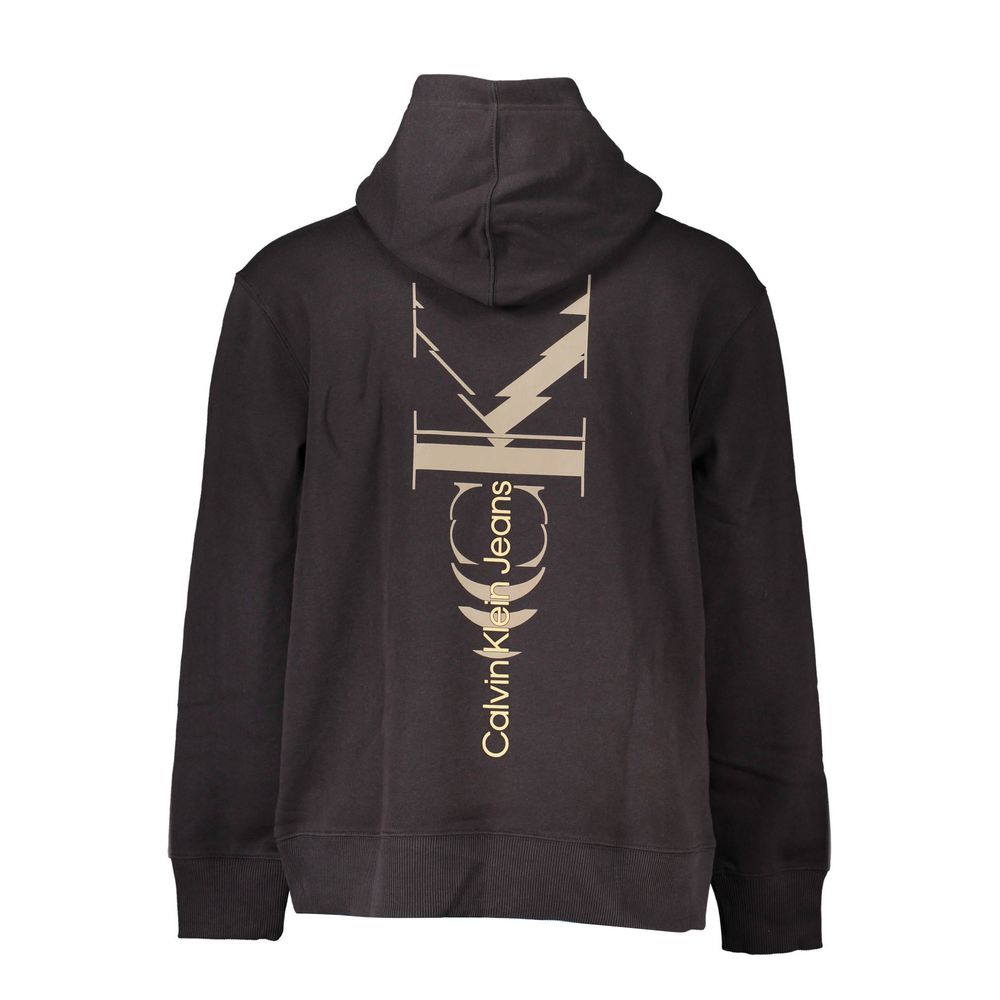Calvin Klein Black Cotton Men's Hoodie