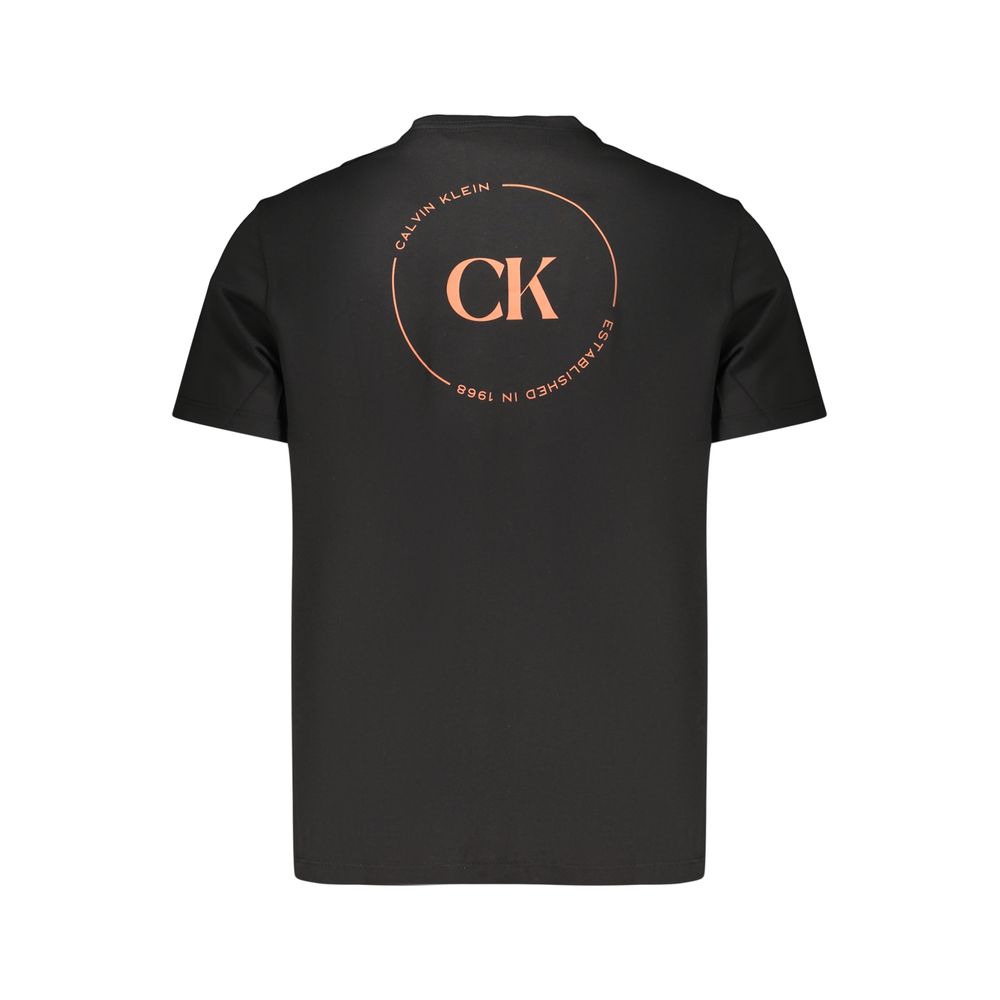 Calvin Klein Black Cotton Men's T-Shirt