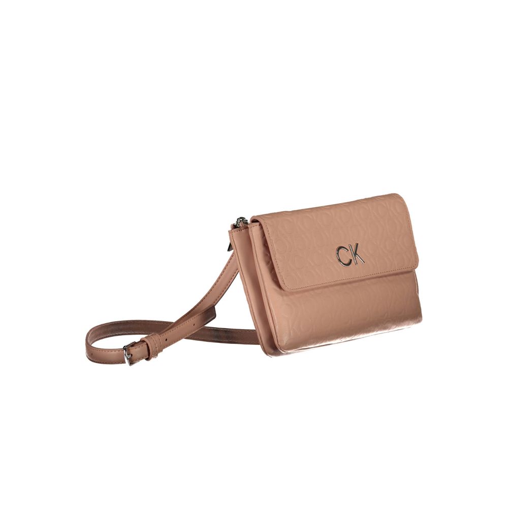 Calvin Klein Rosa Polyester Women Shoulder Bag