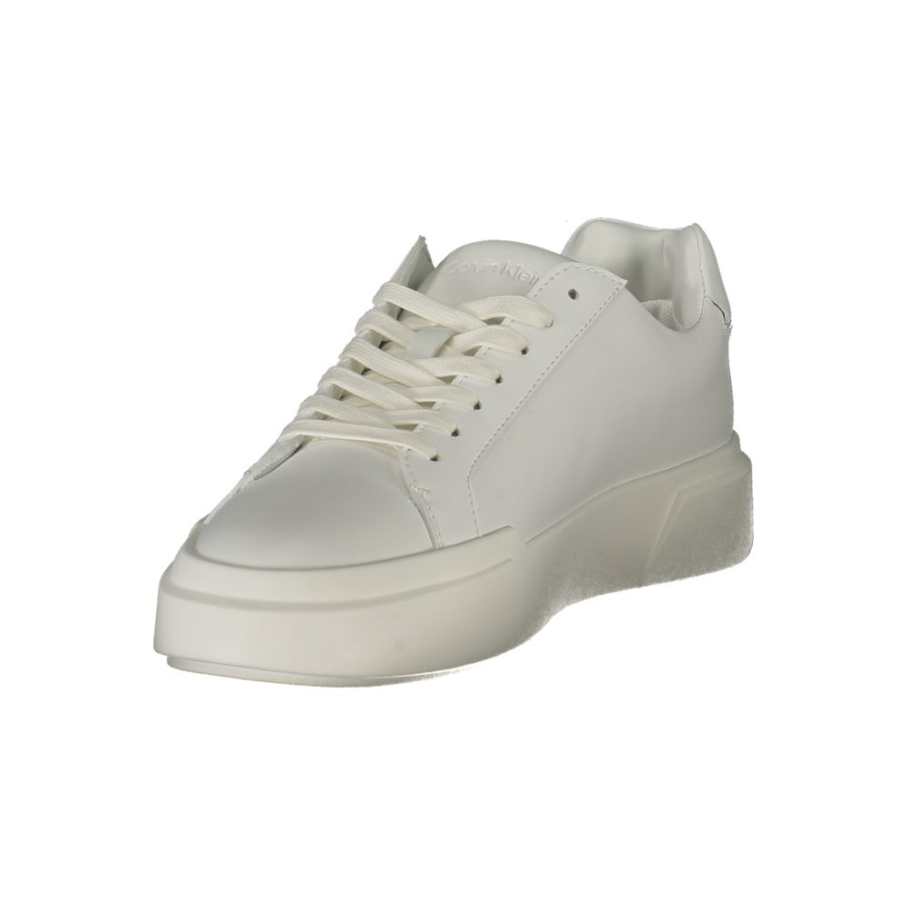 Calvin Klein White Polyester Sneakers