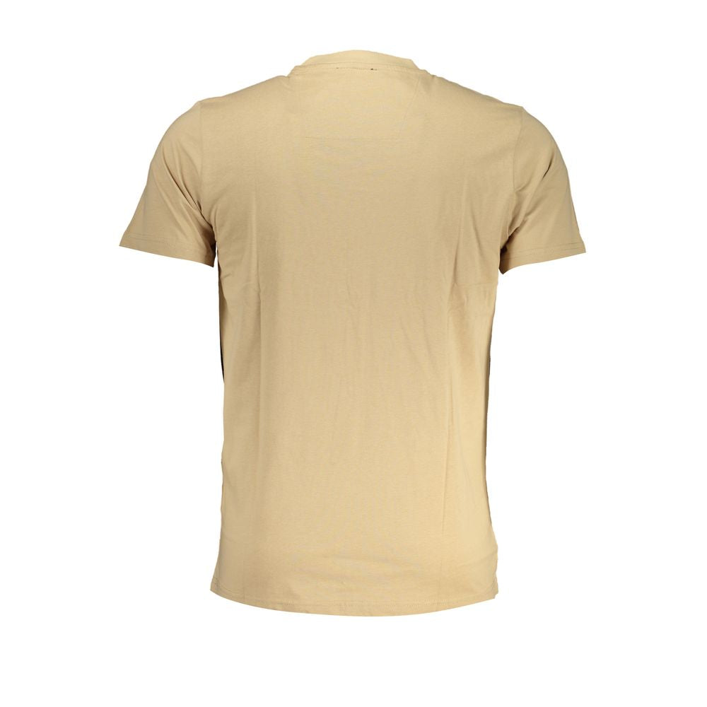 Cavalli Class Beige Cotton Men's T-Shirt